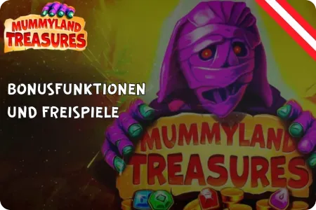 Bonusfunktionen und Freispiele Mummyland Treasure slot