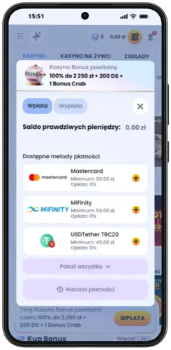 Krok 2: Depozyt